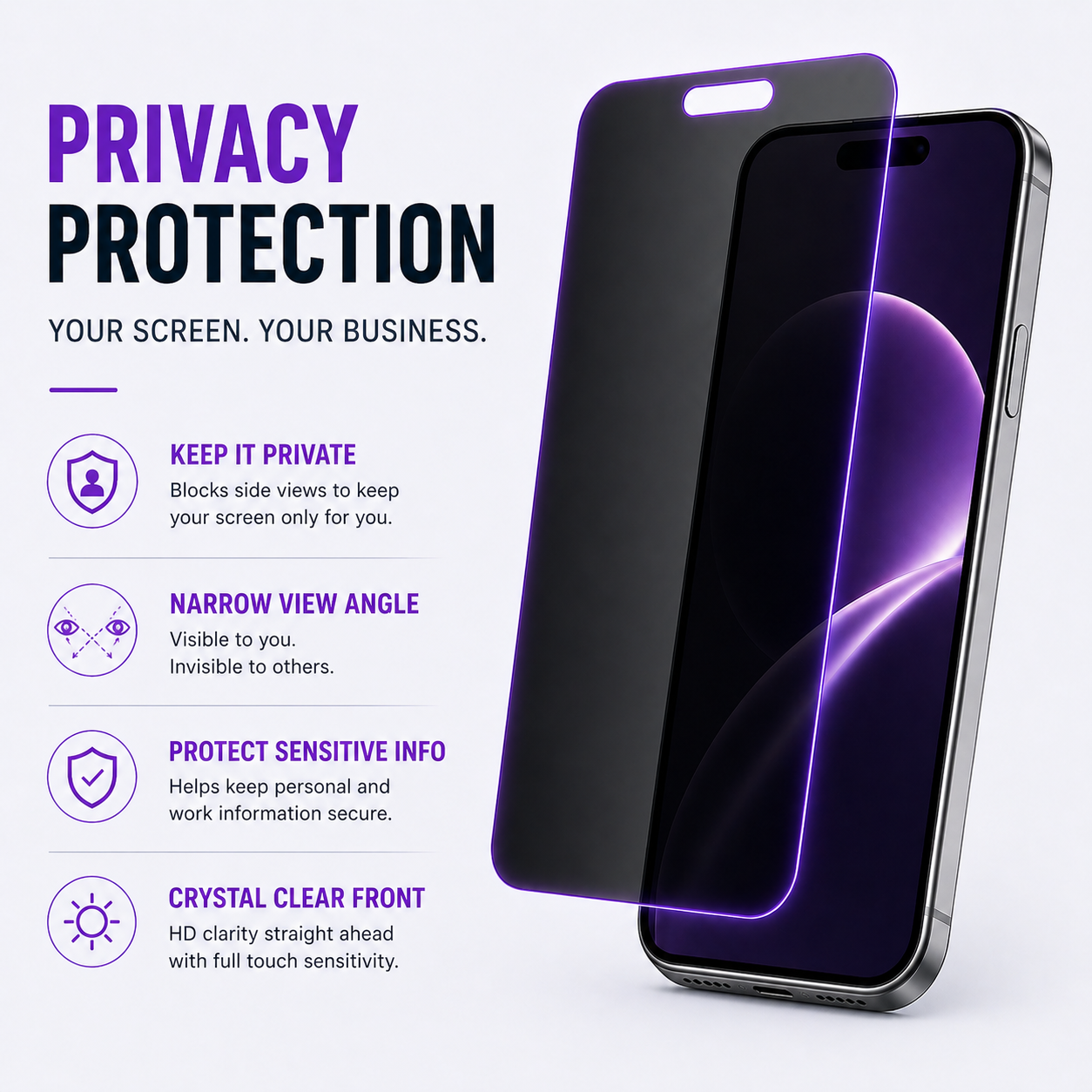 iPhone Halo Screen Protector